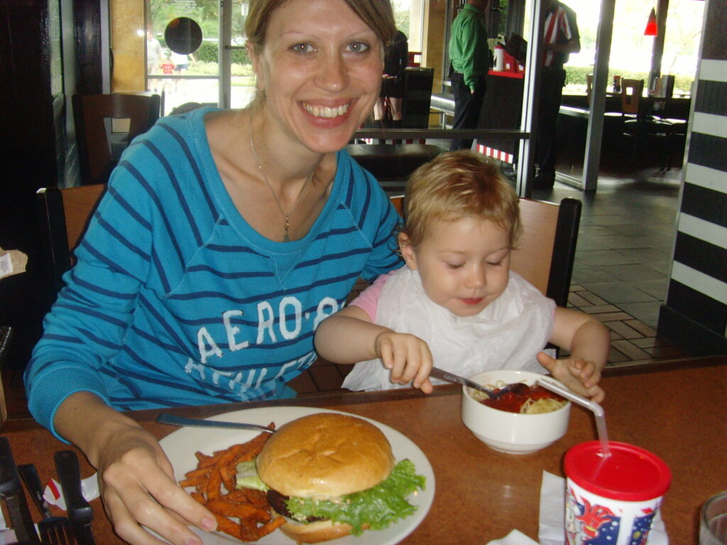 Veggie Burger at TGI Friday, Lake Buena Vista