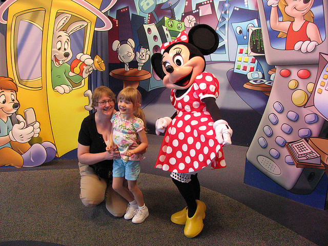 Minnie at Epcot Character Spot