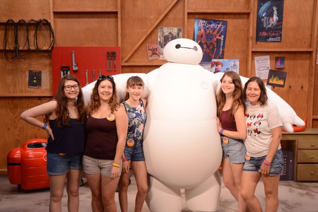 Meeting Baymax at Epcot