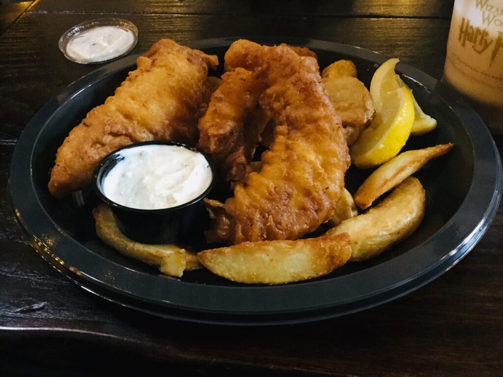 fish-and-chips-at-the-leaky-cauldron- universal-orlando