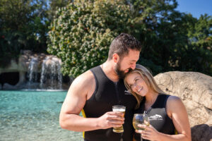 Couple at Discovery Cove